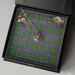To My Beautiful Soulmate Necklace In Your Eyes I Have Found My Home Clan Strange of Balcaskie Tartan Crown Pendant Necklace
