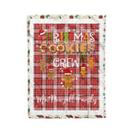 Personalized Gift Tartan Plaid Blanket Clan MacDougall Dress With Christmas Cookie Baking Crew Christmas Gift Blanket, Plaid Blanket, Christmas Fleece Blanket, Christmas Blanket, Tartan Blanket, Scottish Blanket, Scotland Blanket, Family Name Blanket, Custom Blanket, Personalized Blanket
