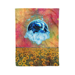 Scotstee Shop - Scotstee Shop Blanket Astronaut Blue Moon Dream Catcher Hippie Fleece Blanket