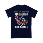 Scotstee Shop - The South Fishing Greatest Fisherman American Flag Southern 4th Of July Shirt