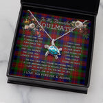 Sea Turtle Necklace To My Beautiful Soulmate Necklace In Your Eyes I Have Found My Home Clan Tennant Tartan Blue Turtle Necklace