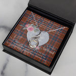 Rising Phoenix Necklace - Valentine Necklace Clan Cameron Of Lochiel Ancient Tartan Gift for Girlfriend, Gift for My Wife Rising Phoenix Necklace