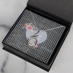 Rising Phoenix Necklace - Valentine Necklace Clan Gladstone Tartan Gift for Girlfriend, Gift for My Wife Rising Phoenix Necklace
