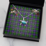 Sea Turtle Necklace To My Beautiful Soulmate Necklace In Your Eyes I Have Found My Home Clan Gillon Tartan Blue Turtle Necklace
