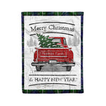 Tartan Blanket Vintage Red Truck with Christmas Tree Family Scottish Clan Meldrum plaid blanket, red plaid blanket, buffalo plaid blanket, green plaid blanket, plaid fleece blanket, blue plaid blanket, red tartan blanket, tartan plaid blanket, black and white plaid blanket, , christmas plaid blanket, orange plaid blanket, tartan plaid throw blanket, pink plaid blanket, brown plaid blanket, buffalo check blanket