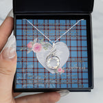 Rising Phoenix Necklace - Valentine Necklace Clan Elliot Ancient Tartan Gift for Girlfriend, Gift for My Wife Rising Phoenix Necklace