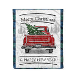 Tartan Blanket Vintage Red Truck with Christmas Tree Family Scottish Clan Blackwatch Ancient plaid blanket, red plaid blanket, buffalo plaid blanket, green plaid blanket, plaid fleece blanket, blue plaid blanket, red tartan blanket, tartan plaid blanket, black and white plaid blanket, , christmas plaid blanket, orange plaid blanket, tartan plaid throw blanket, pink plaid blanket, brown plaid blanket, buffalo check blanket