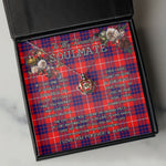 To My Beautiful Soulmate Necklace In Your Eyes I Have Found My Home Clan Hamilton Tartan Crown Pendant Necklace