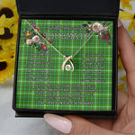 To My Beautiful Soulmate Necklace In Your Eyes I Have Found My Home Clan Forrester Hunting Tartan Wishbone Dancing Necklace