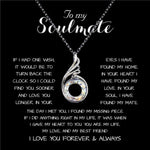 To My Soulmate - You Are My Life, My Love, And My Best Friend Mother's Day Phoenix Rising Necklace