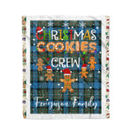 Products Personalized Gift Tartan Plaid Blanket Clan Ferguson Ancient With Christmas Cookie Baking Crew Christmas Gift Blanket, Plaid Blanket, Christmas Fleece Blanket, Christmas Blanket, Tartan Blanket, Scottish Blanket, Scotland Blanket, Family Name Blanket, Custom Blanket, Personalized Blanket
