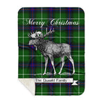 Scotstee Shop Plaid Tartan Blanket With Moose Clan Donald MacDonald Plaid Blanket, plaid blanket australia,plaid blanket canada,plaid christmas blanket,plaid fleece sherpa blanket,plaid sherpa blanket canada,plaid sherpa blanket lipstick,plaid sherpa blanket pink,plaid sherpa blanket queen