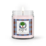 Soy Wax Candle - Buffalo Plaid Candle Clan Badge Anderson Modern Tartan Plaid Soy Wax Candle, oil candle, candle handmade, wax candle, soy wax, nature wax, natural soy wax, natural soy candles, natural candle