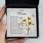 Rising Phoenix Necklace - Mom Necklace Gift - To My Mom - You Mean The World For All You Do Mother's Day Necklace