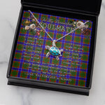 Sea Turtle Necklace To My Beautiful Soulmate Necklace In Your Eyes I Have Found My Home Clan Adam Tartan Blue Turtle Necklace