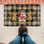 Doormat - Tartan Door Mat The Family Dunlop Hunting Welcome Mat, Plaid Doormat Scottish