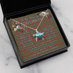 Sea Turtle Necklace To My Beautiful Soulmate Necklace In Your Eyes I Have Found My Home Clan Grant of Monymusk Tartan Blue Turtle Necklace