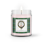Soy Wax Candle - Buffalo Plaid Candle Clan Crest Badge Cranstoun Tartan Plaid Soy Wax Candle, oil candle, candle handmade, wax candle, soy wax, nature wax, natural soy wax, natural soy candles, natural candle
