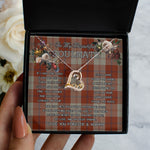 To My Beautiful Soulmate Necklace In Your Eyes I Have Found My Home Clan Davidson Dress Dancers Tartan Forever Love Necklace
