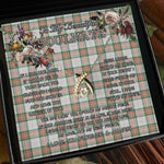 To My Beautiful Soulmate Necklace In Your Eyes I Have Found My Home Clan Grant of Auchnarrow Tartan Wishbone Dancing Necklace