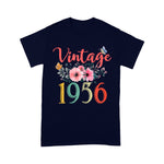Womens Vintage 1956 Birthday Shirt Floral Funny 65th Birthday Gifts Awesome Since 1956 Birthday Shirt - Scotstee Shop