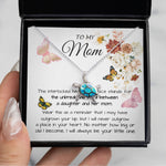 Opal Turtle Necklace - Mom Necklace Gift - To My Mom - Gift From Daughter - Mother's Day Necklace