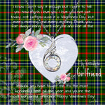 Rising Phoenix Necklace - Valentine Necklace Clan Bisset Tartan Gift for Girlfriend, Gift for My Wife Rising Phoenix Necklace