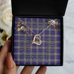 To My Beautiful Soulmate Necklace In Your Eyes I Have Found My Home Clan Kinnaird Tartan Forever Love Necklace