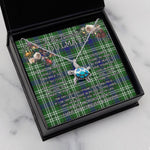 Sea Turtle Necklace To My Beautiful Soulmate Necklace In Your Eyes I Have Found My Home Clan Tweedside Tartan Blue Turtle Necklace