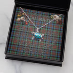Sea Turtle Necklace To My Beautiful Soulmate Necklace In Your Eyes I Have Found My Home Clan MacDuff Hunting Ancient Tartan Blue Turtle Necklace