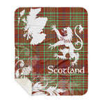 Sherpa Blanket - Tartan Blanket Thistle and Lion Scottish Clan MacGillivray Hunting Ancient Plaid Blanket, plaid sherpa blanket queen,purple sherpa blanket,queen sherpa blanket,queen size sherpa blanket,red sherpa blanket,scottish tartan blankets,sherpa blanket,sherpa christmas blanket