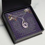 To My Beautiful Soulmate Necklace In Your Eyes I Have Found My Home Clan Horsburgh Tartan Rising Phoenix Necklace