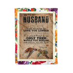 Scotstee Shop - Personalized Gift Wife Art To Husband To My Husband Love You Longer Gifts Fleece Blanket