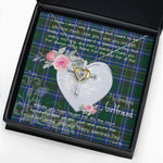 Gift For My Beautiful Girlfriend Necklace Valentine Necklace Clan Cockburn Ancient Tartan Cross Dancing Necklace Scottish Tartan Jewelry