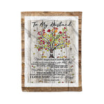 Scotstee Shop - Fleece Blanket - Customized Gift, To My Husband Gift Lovely Husband Letter Fleece Blanket