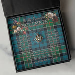 To My Beautiful Soulmate Necklace In Your Eyes I Have Found My Home Clan Kirkpatrick Tartan Crown Pendant Necklace
