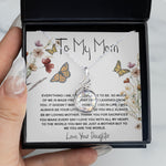 Rising Phoenix Necklace - Mom Necklace Gift, You Are The World Necklace, Mother's Day Gift, Mother Daughter Neckalce