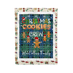 Personalized Gift Tartan Plaid Blanket Clan MacCallum Ancient With Christmas Cookie Baking Crew Christmas Gift Blanket, Plaid Blanket, Christmas Fleece Blanket, Christmas Blanket, Tartan Blanket, Scottish Blanket, Scotland Blanket, Family Name Blanket, Custom Blanket, Personalized Blanket