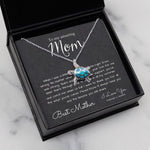 To My Mom Necklace, To My Beautiful Mom Necklace, Mother's Day Gift For Mom From Son, Thank You Mom, Mother's Day Sea Turtle Necklace