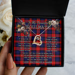 To My Beautiful Soulmate Necklace In Your Eyes I Have Found My Home Clan MacLachlan Tartan Forever Love Necklace