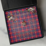 To My Beautiful Soulmate Necklace In Your Eyes I Have Found My Home Clan Galloway Red Tartan Crown Pendant Necklace