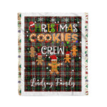 Personalized Gift Tartan Plaid Blanket Clan Lindsay Hunting With Christmas Cookie Baking Crew Christmas Gift Blanket, Plaid Blanket, Christmas Fleece Blanket, Christmas Blanket, Tartan Blanket, Scottish Blanket, Scotland Blanket, Family Name Blanket, Custom Blanket, Personalized Blanket