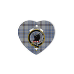 Tweedie Scottish Clan Plaid Ornament Gift. Christmas Tree Ornament Tweedie Christmas Ornament, Christmas Heart Ornament, Plaid Heart Ornament, Tartan Ornament, Tartan Heart Ornament
