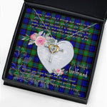 Gift For My Beautiful Girlfriend Necklace Valentine Necklace Clan Sempill Tartan Cross Dancing Necklace Scottish Tartan Jewelry