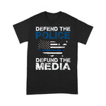 Scotstee Shop - Defend the Police Defund the Media American Flag USA 4th Of July Shirt Defund The Media Shirts