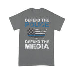 Scotstee Shop - Defend the Police Defund the Media American Flag USA 4th Of July Shirt Defund The Media Shirts