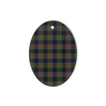 Denniston Tartan Oval Ornaments, Christmas Tree Ornament, Plaid Christmas Ornaments, Ceramic Oval Christmas Tree Decoration, Tartan Oval Ornaments, Christmas Tree Ornament, Plaid Christmas Ornaments, Ceramic Oval Christmas Tree Decoration