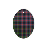 Denniston Tartan Oval Ornaments, Christmas Tree Ornament, Plaid Christmas Ornaments, Ceramic Oval Christmas Tree Decoration, Tartan Oval Ornaments, Christmas Tree Ornament, Plaid Christmas Ornaments, Ceramic Oval Christmas Tree Decoration