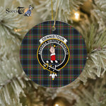 Dennistoun Scottish Clan Plaid Ornament Gift. Christmas Tree Ornament Dennistoun Clan Tartan Ornament Great Christmas Ornaments Gift - Scotstee Shop
