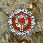 Dewar Clan Tartan Crest Badge Plaid Ornament Gift. Christmas Tree Ornament Tartan Ornament Great Christmas Ornaments Gift - Scotstee Shop